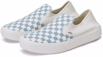 Shop Vans ComfyCush One 套腳鞋「棋盤格 - 藍色」VN0A45J57Z2