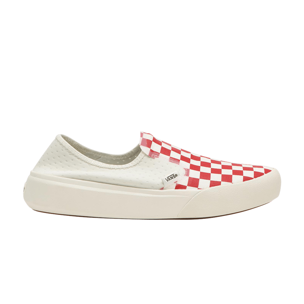 racing red checkered vans