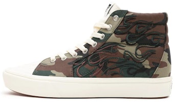 Vans ComfyCush Sk8-Hi 'Flame Embroidery - Camo' VN0A3WMB4C7 Vans ComfyCush Sk8-Hi 'Flame Embroidery - Camo' VN0A3WMB4C7