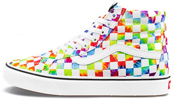 Vans ComfyCush Sk8-Hi Tie-Dye Checkerboard VN0A3WMCWWX Buy Vans ComfyCush Sk8-Hi Tie-Dye Checkerboard VN0A3WMCWWX