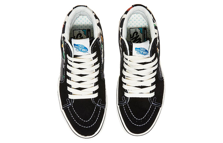Shop Vans Comfycush SK8-HI 'Hitam Putih Hijau' VN0A7TNOBML