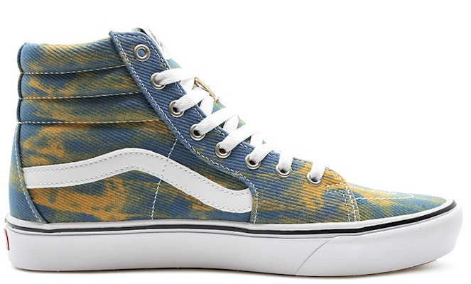 Vans ComfyCush Sk8-Hi 'Tie-Dye Biru Kuning' VN0A3WMB4CG Order Vans ComfyCush Sk8-Hi 'Tie-Dye Biru Kuning' VN0A3WMB4CG