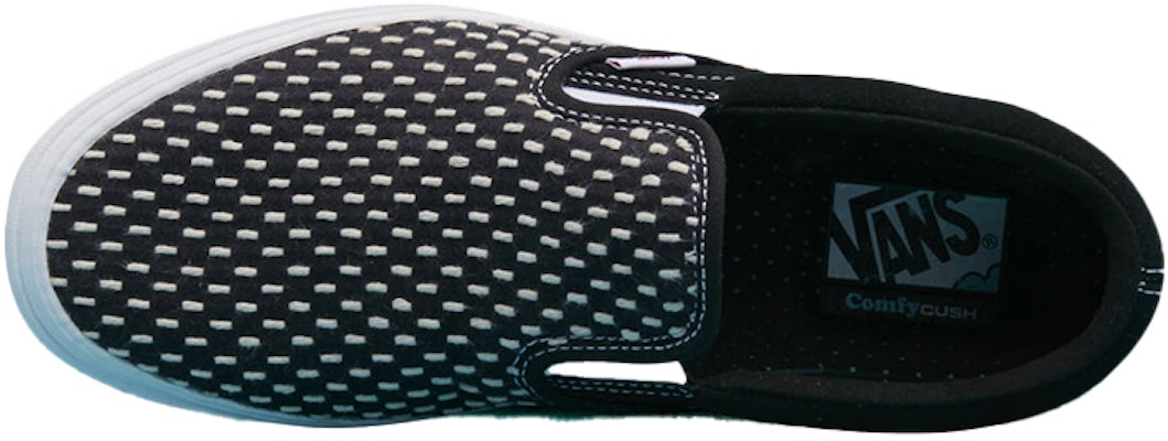 Vans ComfyCush Slip-On 'Denim Embroidery' VN0A3WMD4B0 Lookbook Vans ComfyCush Slip-On 'Denim Embroidery' VN0A3WMD4B0