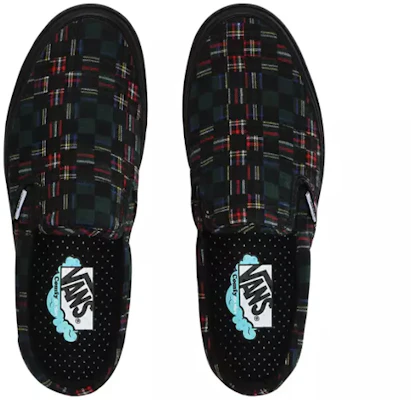 Vans Comfycush 懶人鞋 '綠色格紋棋盤' VN0A3WMDTFO Lookbook Vans Comfycush 懶人鞋 '綠色格紋棋盤' VN0A3WMDTFO
