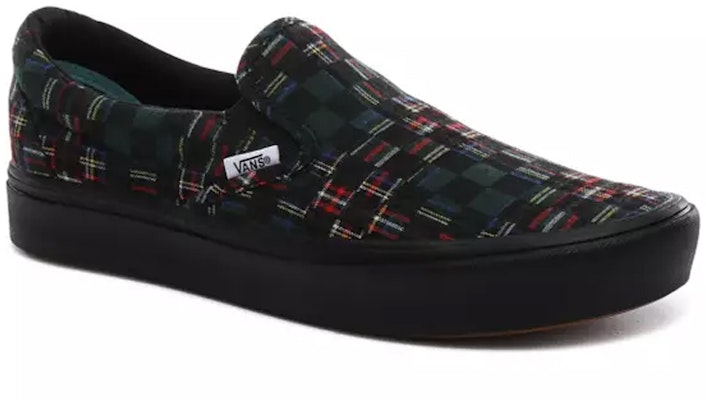 Vans Comfycush Slip-On 'Plaid Checkerboard - Green' VN0A3WMDTFO Shop Vans Comfycush Slip-On 'Plaid Checkerboard - Green' VN0A3WMDTFO