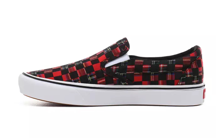 Vans Comfycush Slip-On 'Plaid Checkerboard - Red' VN0A3WMDTG7