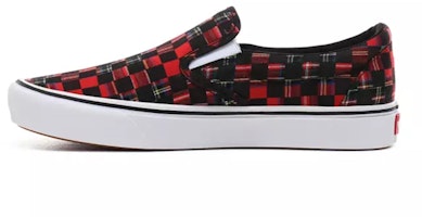 Vans Comfycush Slip-On 'Plaid Checkerboard - Red' VN0A3WMDTG7 Vans Comfycush Slip-On 'Plaid Checkerboard - Red' VN0A3WMDTG7