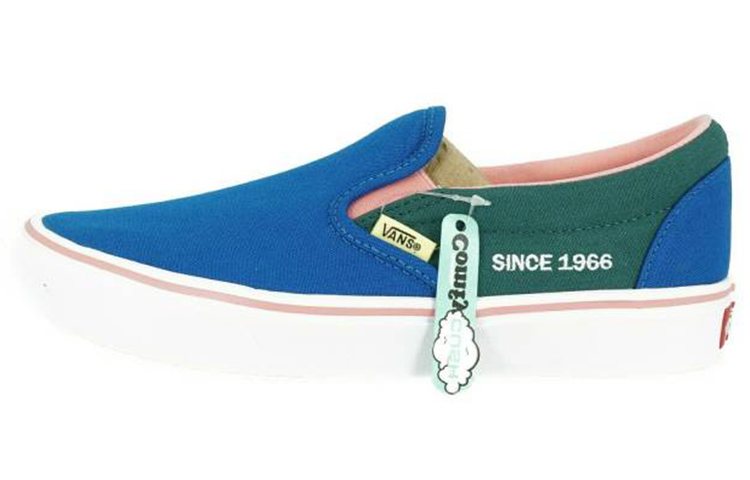 Vans ComfyCush Slip-On Casual Skateboarding Shoes Unisex Blue VN0A3WMD2R6
