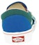 Shop Vans ComfyCush Slip-On Casual Skateboarding Shoes Unisex Blue VN0A3WMD2R6