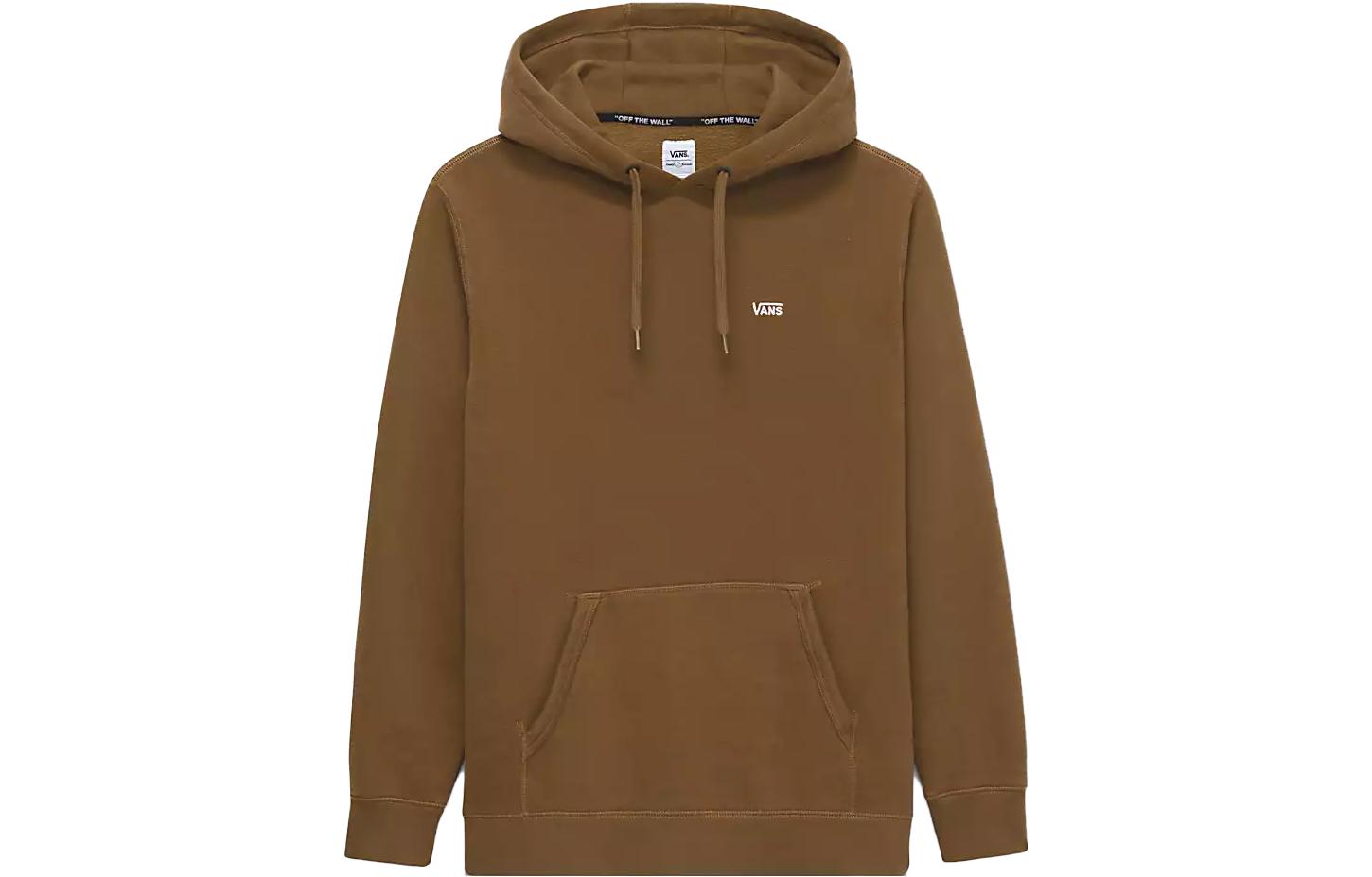 Vans ComfyCush Solid Letter Pullover Hoodie Brown Unisex VN0A4OOO0E0
