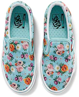 Shop Vans Comfycushc Slip-On Sneakers K Multicolor Blue VN0A4U1S7U7
