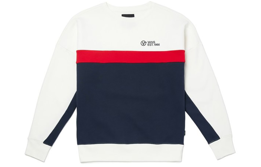 Vans Contrast Fleece Pullover Crewneck Sweatshirt Beige VN0A4BP5FS8