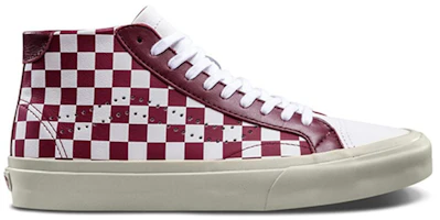 Order Vans Court Mid ''Checker - Bianco Cabernet'' VN0A34A6QFE