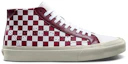 Order Vans Court Mid ''Checker - Wit Cabernet'' VN0A34A6QFE
