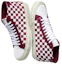 Shop Vans Court Mid ''Checker - Wit Cabernet'' VN0A34A6QFE