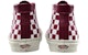 Vans Court Mid 'Checker - Putih Cabernet' VN0A34A6QFE