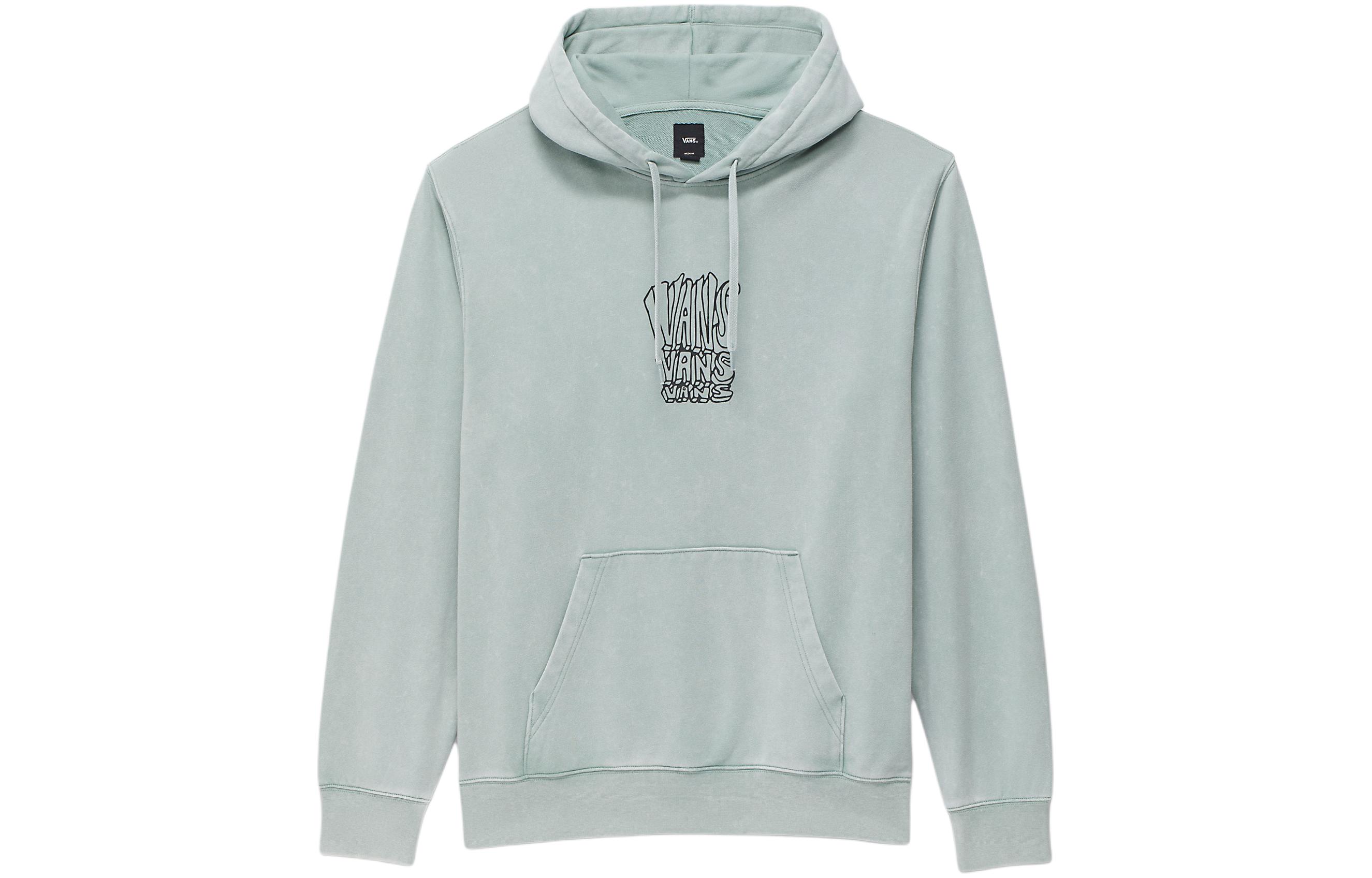 Vans Crash Stack Loose Pullover Hoodie Iceberg Green Long Sleeve VN000GE6CJL