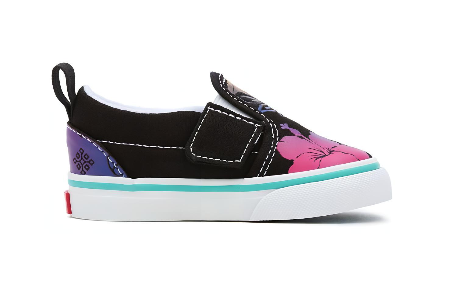 Vans Crayola Classic Slip-On Velcro 'Black Purple Yellow' 圖 2