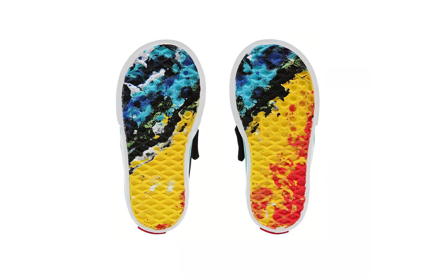 Vans Crayola Classic Slip-On Velcro 'Black Purple Yellow' 圖 4