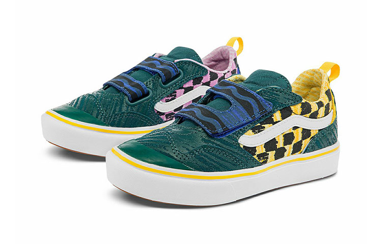 Order 中童 Crayola x Vans 休閒 低筒 兒童板鞋 黃綠黑