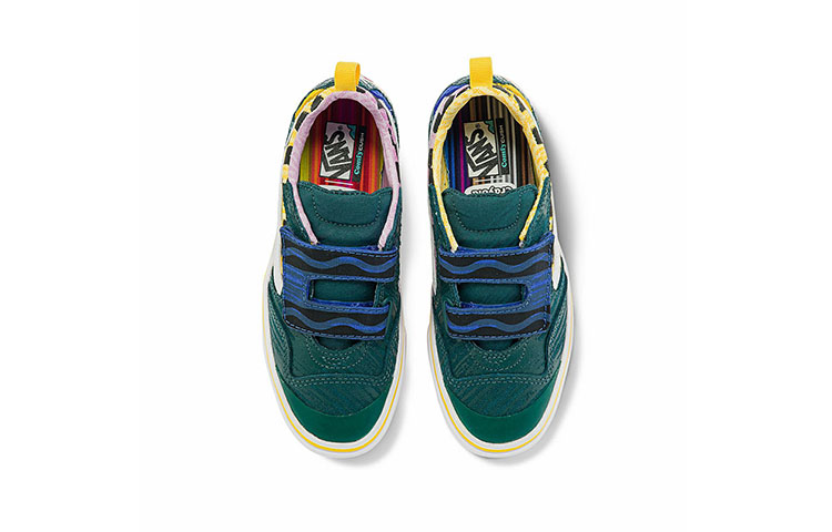 Lookbook 中童 Crayola x Vans 休閒 低筒 兒童板鞋 黃綠黑