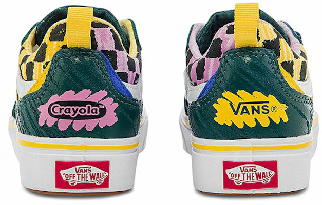 中童 Crayola x Vans 休閒 低筒 兒童板鞋 黃綠黑 Purchase 中童 Crayola x Vans 休閒 低筒 兒童板鞋 黃綠黑