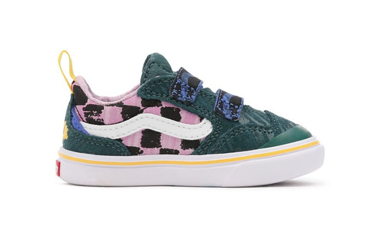 Order Vans Crayola x Comfycush New Skool Klittenband ''Groen Geel Roze'' VN0A4TZHARJ