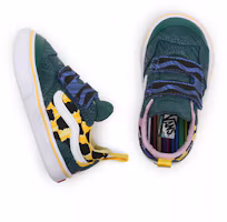 Shop Vans Crayola x Comfycush New Skool Klett ''Grün Gelb Pink'' VN0A4TZHARJ