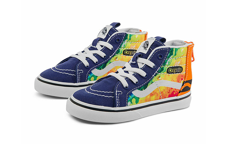 Vans Crayola SK8-HI Zip 'Blue Yellow Orange' 圖 2