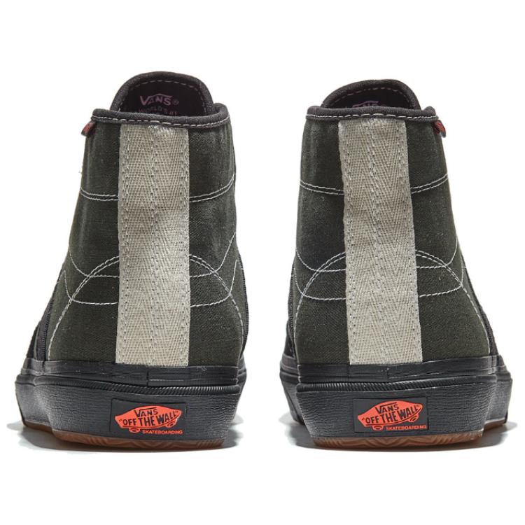 Shop Vans Crockett High 'Hijau Tentera Hitam Putih' VN0A5JIGACW