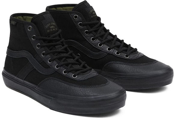 范斯 Crockett High 黑色 VN0A5JIGBKA Lookbook 范斯 Crockett High 黑色 VN0A5JIGBKA