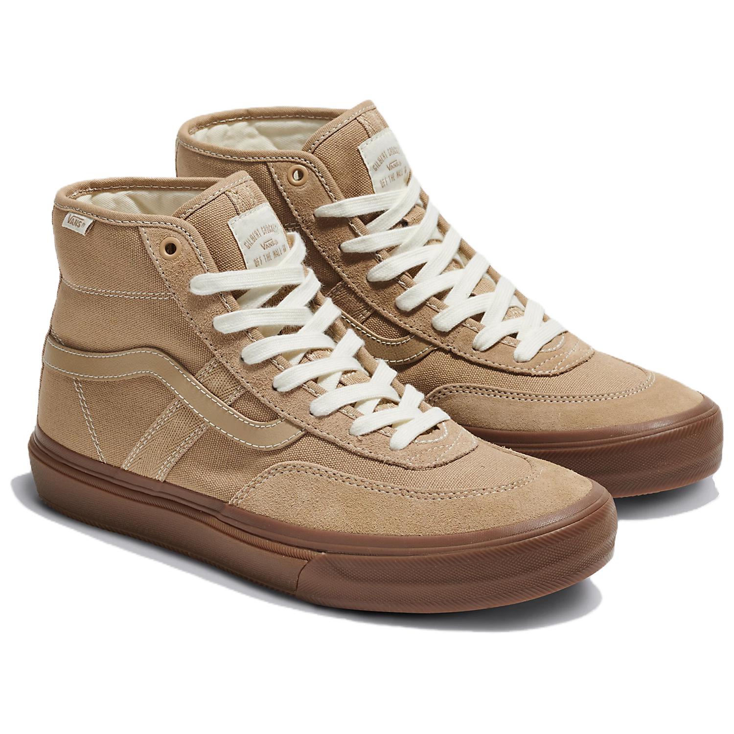 Order Vans Crockett 防滑耐磨減震 高筒 板鞋 男女同款 卡其色