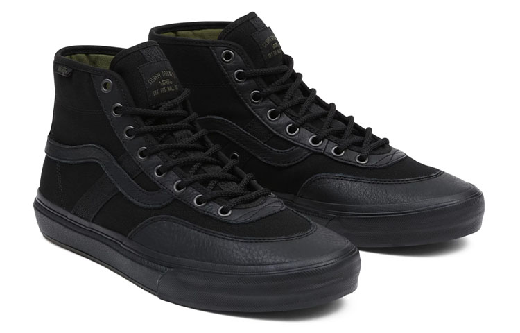 Lookbook Vans Crockett 高筒休閒板鞋 男女款 黑色