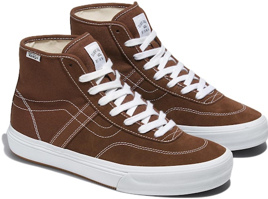 Vans Crockett 高帮解构 '棕白' VN0007QVNWH Order Vans Crockett 高帮解构 '棕白' VN0007QVNWH