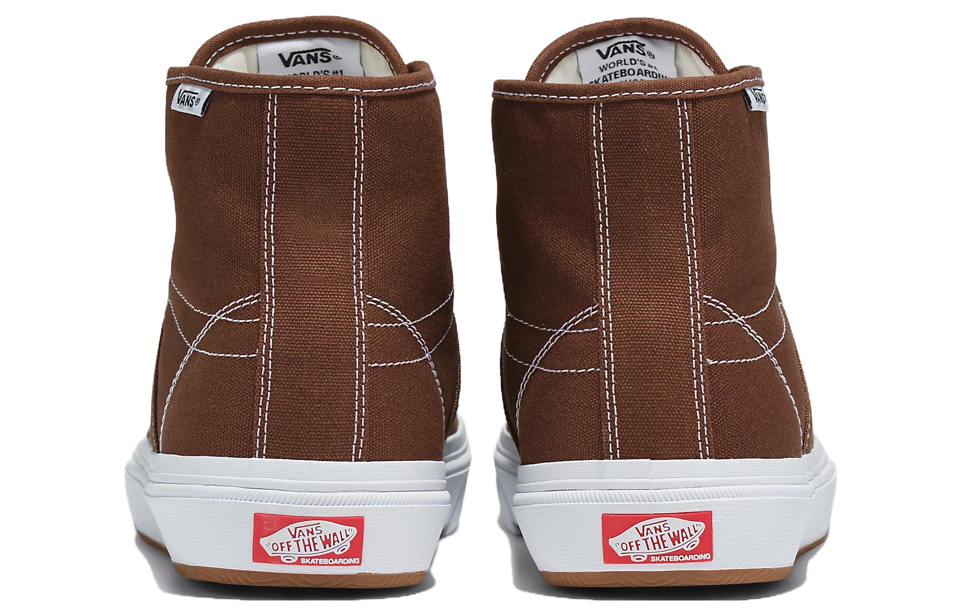 Lookbook ヴァンズ クロケットハイ デコン 茶/白 VN0007QVNWH