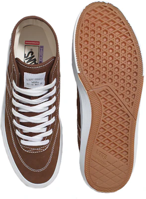 Vans 耐磨 低筒 帆布鞋 男女款 棕色 Shop Vans 耐磨 低筒 帆布鞋 男女款 棕色