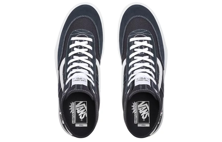Shop Vans Crockett High Pro 黑白