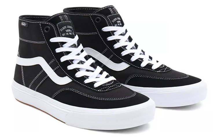 Lookbook Vans Crockett Pro II 黑色高帮款式 VN0A5JIGY28