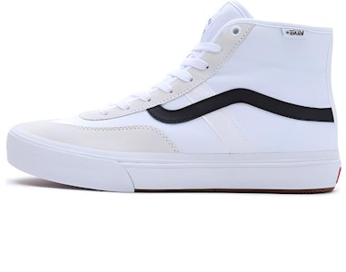 Vans CROCKETT 簡約百搭 減震透氣 高幫 板鞋 男女同款 白色 Buy Vans CROCKETT 簡約百搭 減震透氣 高幫 板鞋 男女同款 白色