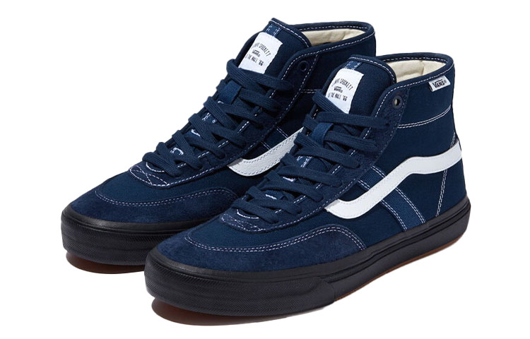 Order Vans Crockett High VCU 高筒板鞋 男女同款 藍
