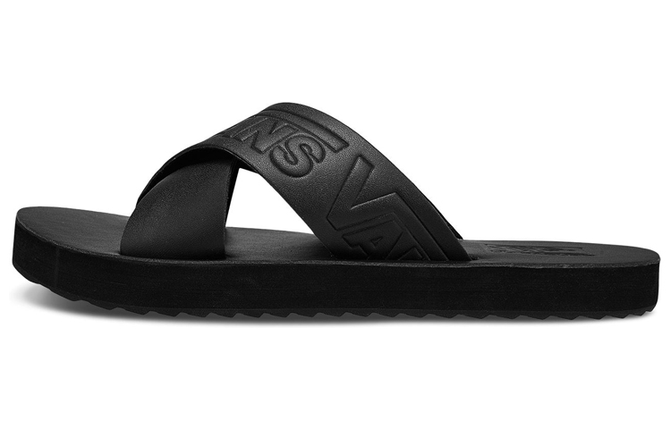Vans Cross Strap Black Slippers VN0A4U1ZXX8