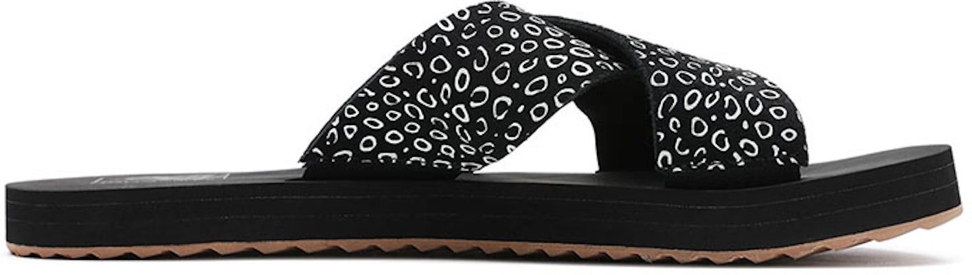 Vans 交叉带拖鞋 '黑白' VN0A4U1Z4WM Order Vans 交叉带拖鞋 '黑白' VN0A4U1Z4WM