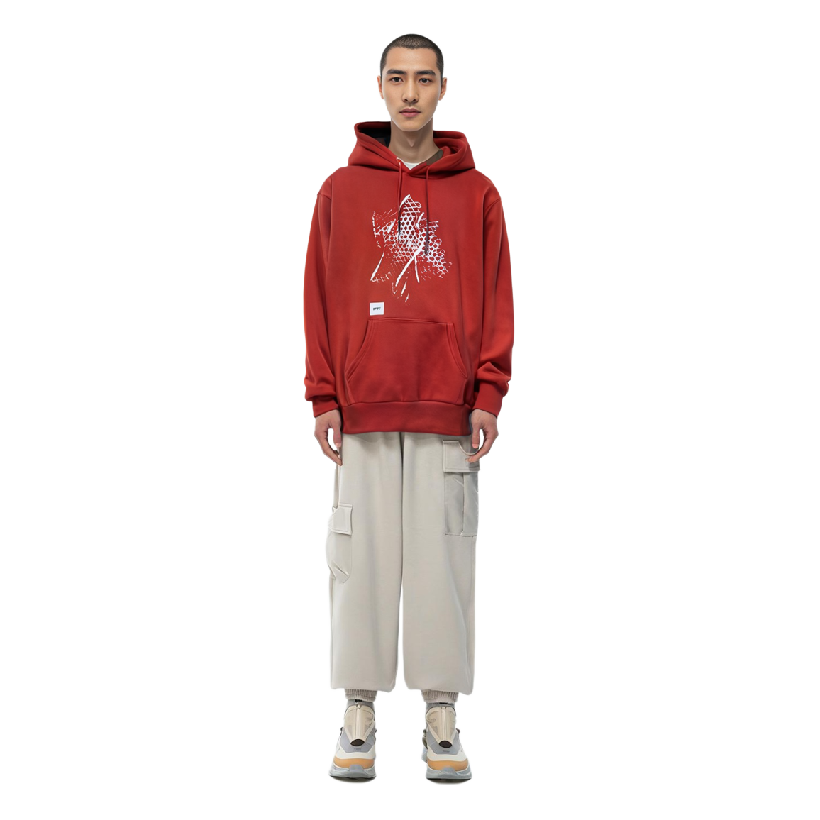 Purchase Vans 骷髏圖案連帽衫 男女款 橙色 VN0A4TRBZXT1