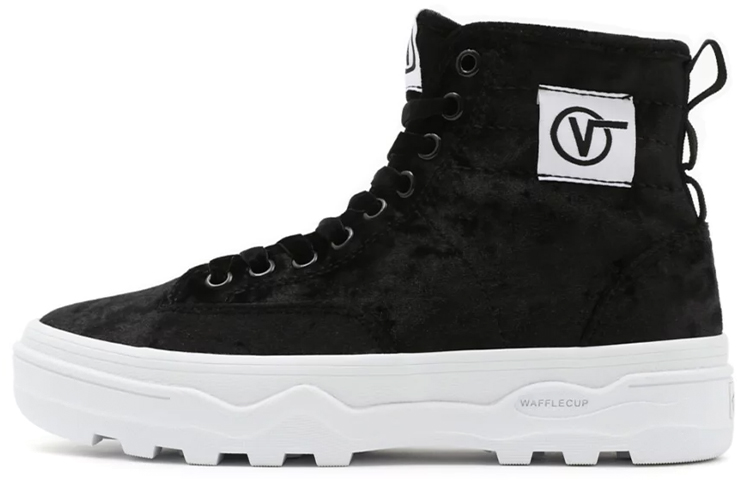 Vans Crushed Velvet Sentry Wc 'Black White' VN0A4P3KA8J