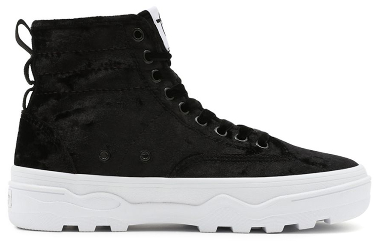 Order Vans摧毀絲絨Sentry Wc休閒板鞋 男女同款 黑白色