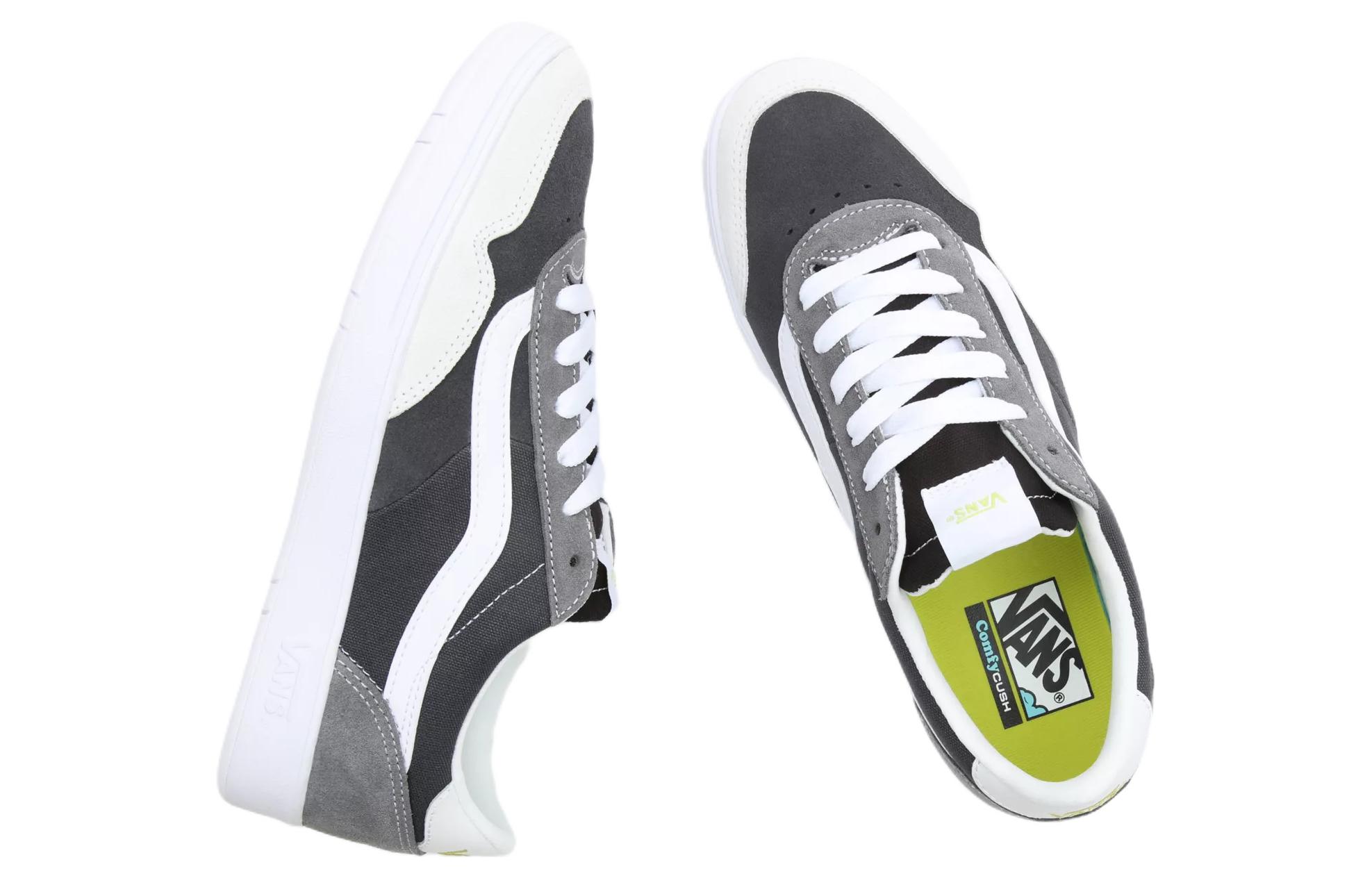 Shop Vans Cruze Buty Too Comfycush 潮流休閒 防滑耐磨 低筒 板鞋 男女同款 灰白