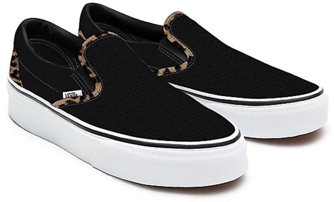 Vans Customs Black Leather Leopard Slip-on VN0A3CST071 Lookbook Vans Customs Black Leather Leopard Slip-on VN0A3CST071