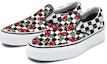 Shop Vans Cetakan Ceri Checkerboard Slip-on Catur Hitam/Putih VN0A3CST060