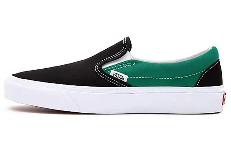 Vans Customs Color Block Comfycush Slip-on 'Black Green' VN0A3CST043