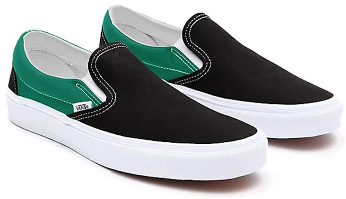 Vans Customs Warna Blok Comfycush Slip-on 'Hitam Hijau' VN0A3CST043 Lookbook Vans Customs Warna Blok Comfycush Slip-on 'Hitam Hijau' VN0A3CST043